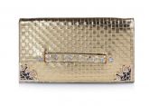 Bolsa Clutch com Detalhes em Pedrinhas