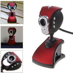 Webcam Triângulo 6 LED