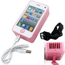 ventilador USB portátil pequeno com aparência Celular